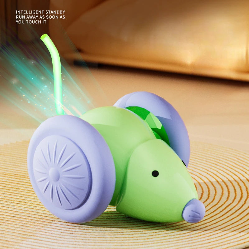 Electric Interactive Cat Mouse Car Toy