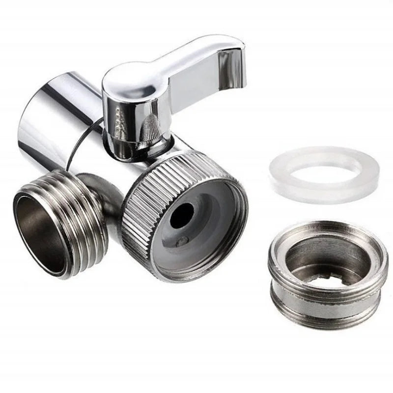 Kitchen Faucet Diverter Valve with Shower Head Adapter