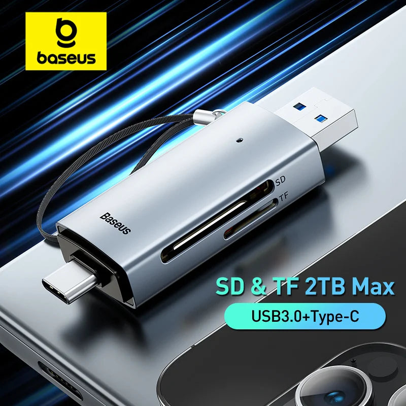 Baseus USB-C & USB 3.0 Card Reader