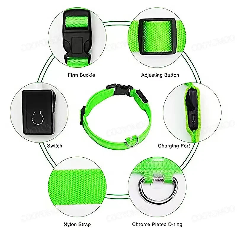 LED Glow Dog Collar