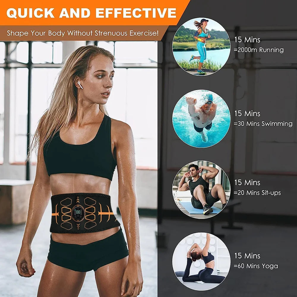 Smart Ab Toning Belt EMS Muscle Stimulator