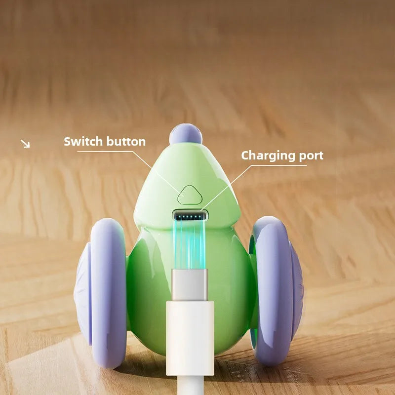 Electric Interactive Cat Mouse Car Toy