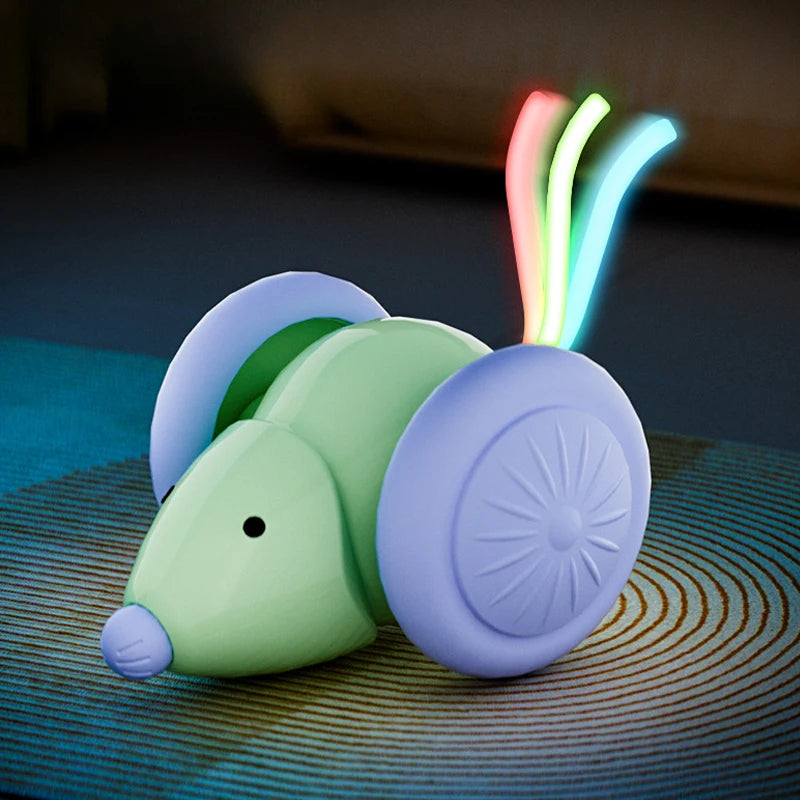 Electric Interactive Cat Mouse Car Toy