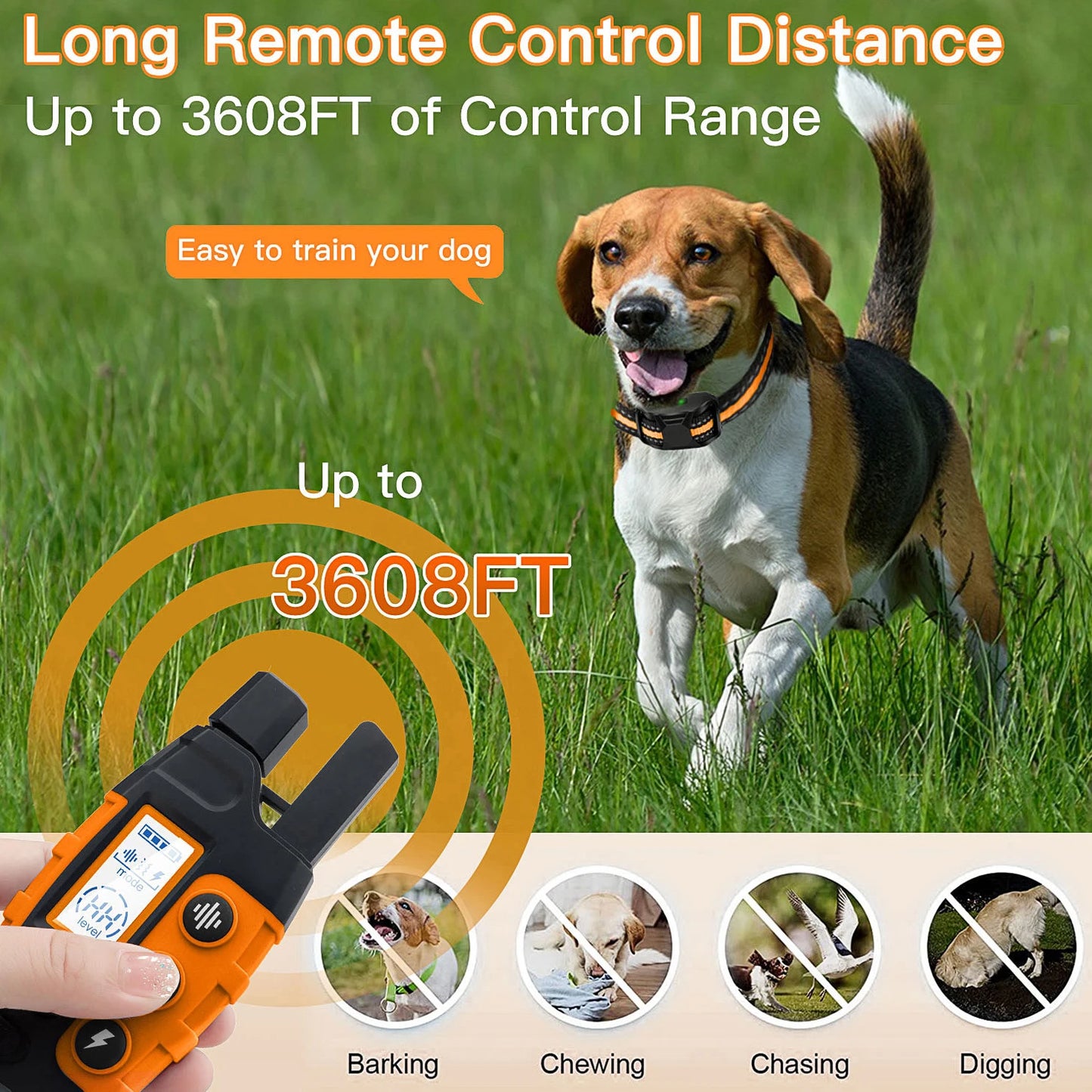 3300FT Electric Dog Training Collar