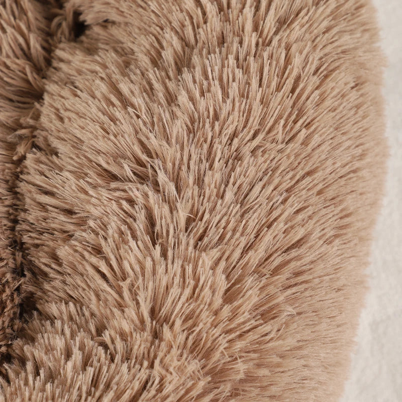 Fluffy Winter Dog Bed – Large Cozy Pet Sofa