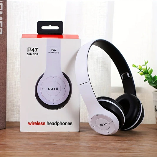 P47 Bluetooth 5.0 Foldable Wireless Headphones