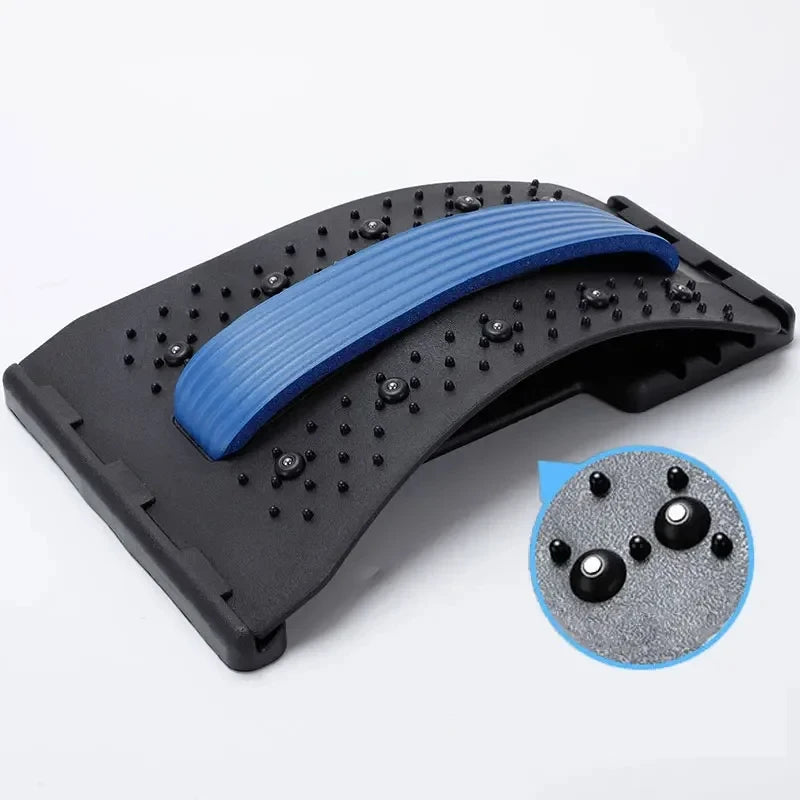Adjustable Back Stretcher & Lumbar Spine Massager