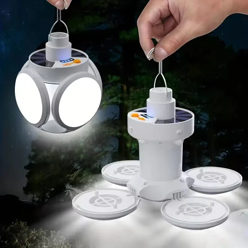 FoldablePowerful Flashlights Rechargeable Flashlight Batteries Lumintop Solar Lantern Portable Lamp for Outdoors Fishing Camping