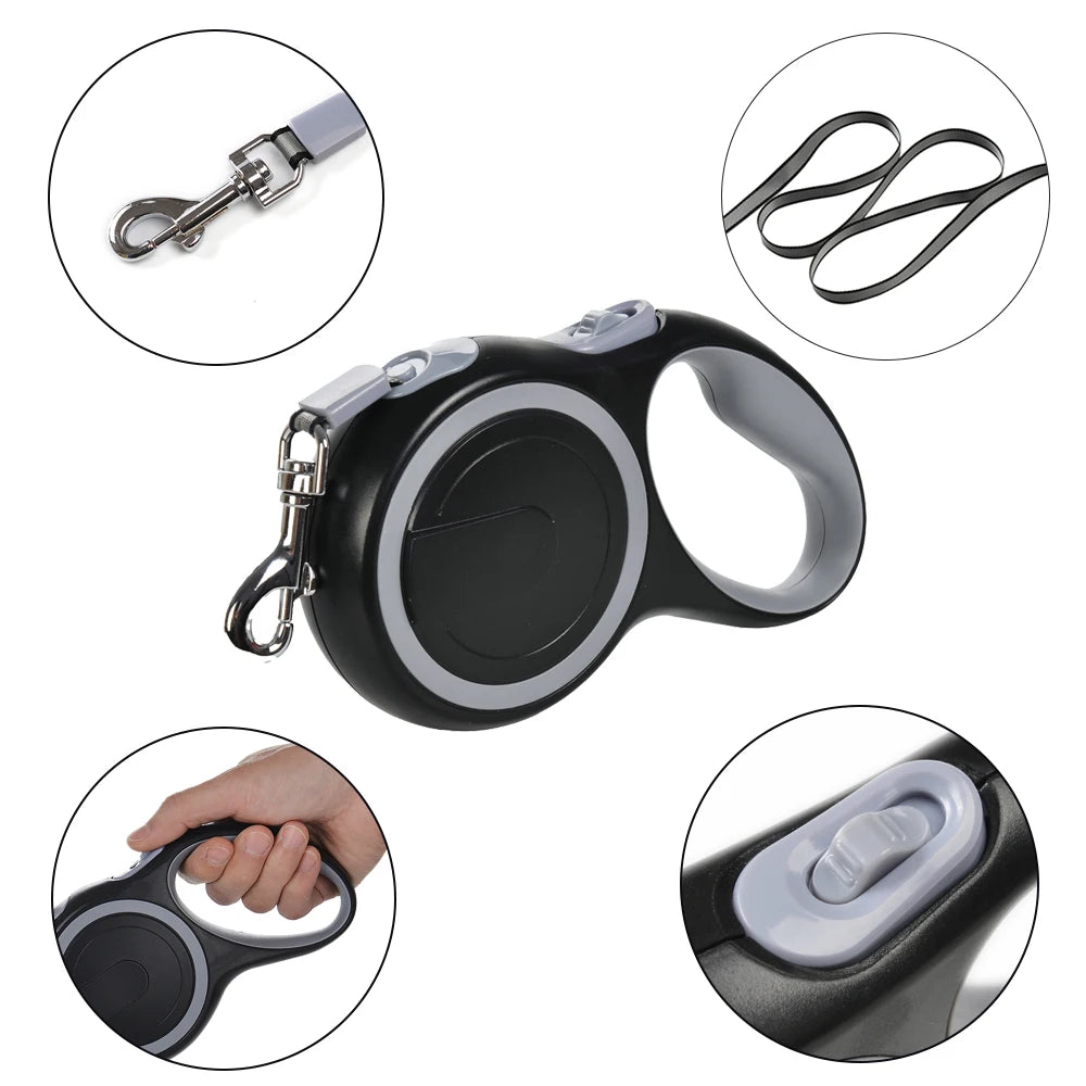 8M Retractable Dog Leash | Heavy-Duty Extendable Pet Training Lead