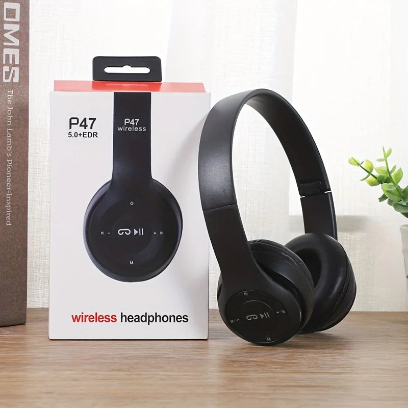 P47 Bluetooth 5.0 Foldable Wireless Headphones
