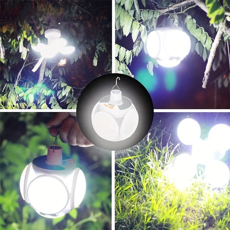 FoldablePowerful Flashlights Rechargeable Flashlight Batteries Lumintop Solar Lantern Portable Lamp for Outdoors Fishing Camping