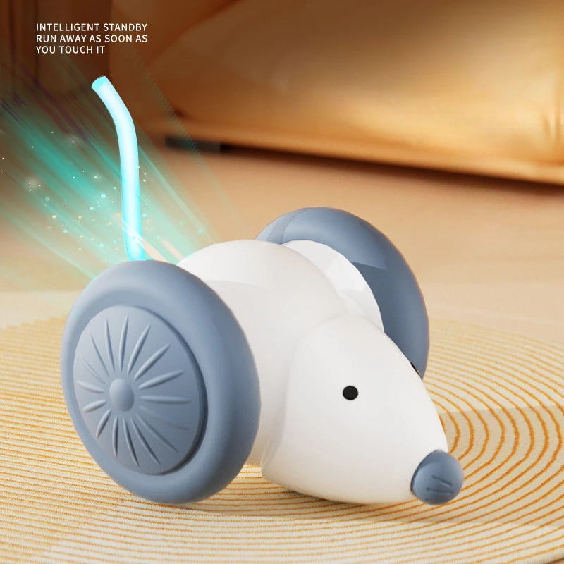 Electric Interactive Cat Mouse Car Toy