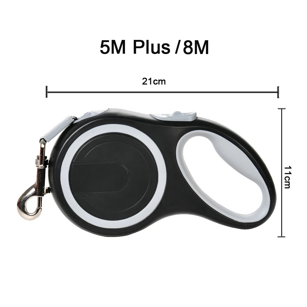 8M Retractable Dog Leash | Heavy-Duty Extendable Pet Training Lead