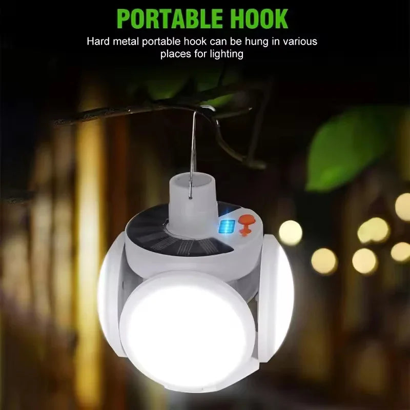 FoldablePowerful Flashlights Rechargeable Flashlight Batteries Lumintop Solar Lantern Portable Lamp for Outdoors Fishing Camping