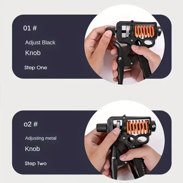 5-165kg Adjustable Heavy-duty Professional Hand Grip Strength Device, Finger Rehabilitation Training Fitness Equipment - Image 6