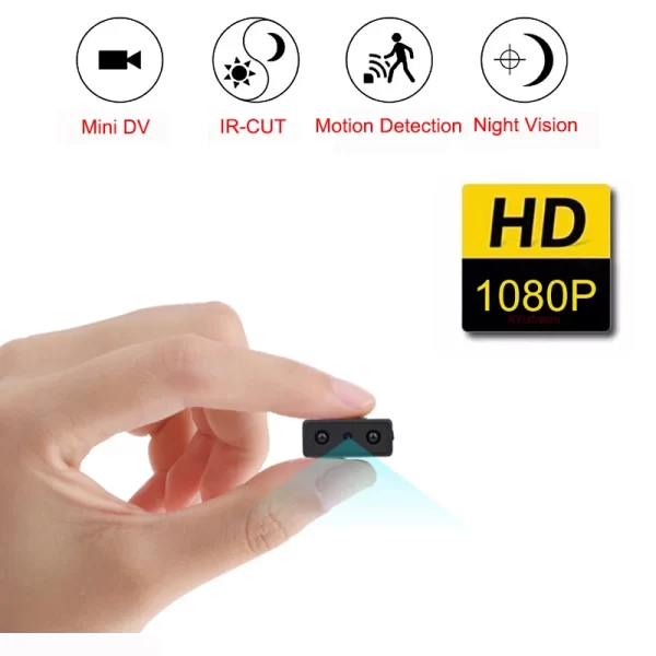 Mini Secret Camera Full HD 1080P Home Security Micro Camcorder Night Vision Motion Detection Video Voice Recorder